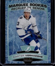 2019-20 OPC Platinum Carter Verhaeghe #155 Marquee Rookies Arctic Freeze /99