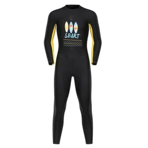 Children Sunscreen Swimwear Long Sleeved Girls and Boys Bodysuit Medium To Large - Picture 1 of 14