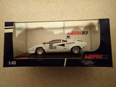 Werk83 W83430001 1:43 Lamborghini Countach Pace Car Monaco 1982 White BNIB — 第 1/4 张图片