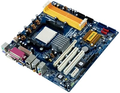 ASRock ALIVENF4G-DVI Socket AM2 4x DDR2 Pcie PCI Matx Motherboard - Image 1 of 2