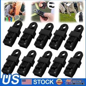 100PCS Plastic Clips Adjustable Heavy Duty Lock Grip for Tarp & Shade Cloth USA+ - Picture 1 of 21