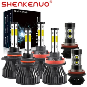 For Honda Odyssey 2011-2017 4Side LED Headlights High Low Beam Fog Light Bulbs - Picture 1 of 15