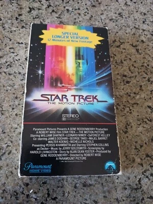 Star Trek: The Motion Picture,VHS Special Longer Version:No UPC B/C Orig, Dolby - Image 1 of 4
