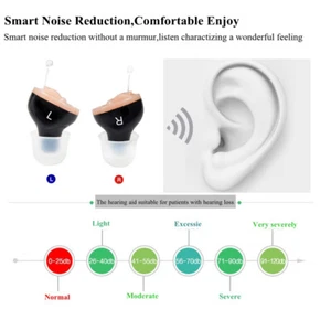 Z20 Digital Hörgerät In-Ear Invisible Voice Enhancer Sound Amplifier für Älteren - Picture 1 of 18