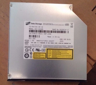 Unidad de CD-RW DVD de almacenamiento de datos Dell 0y8533 Y8533 L GCC-4244N DHHS 0220414-17 Foto 1 de 3