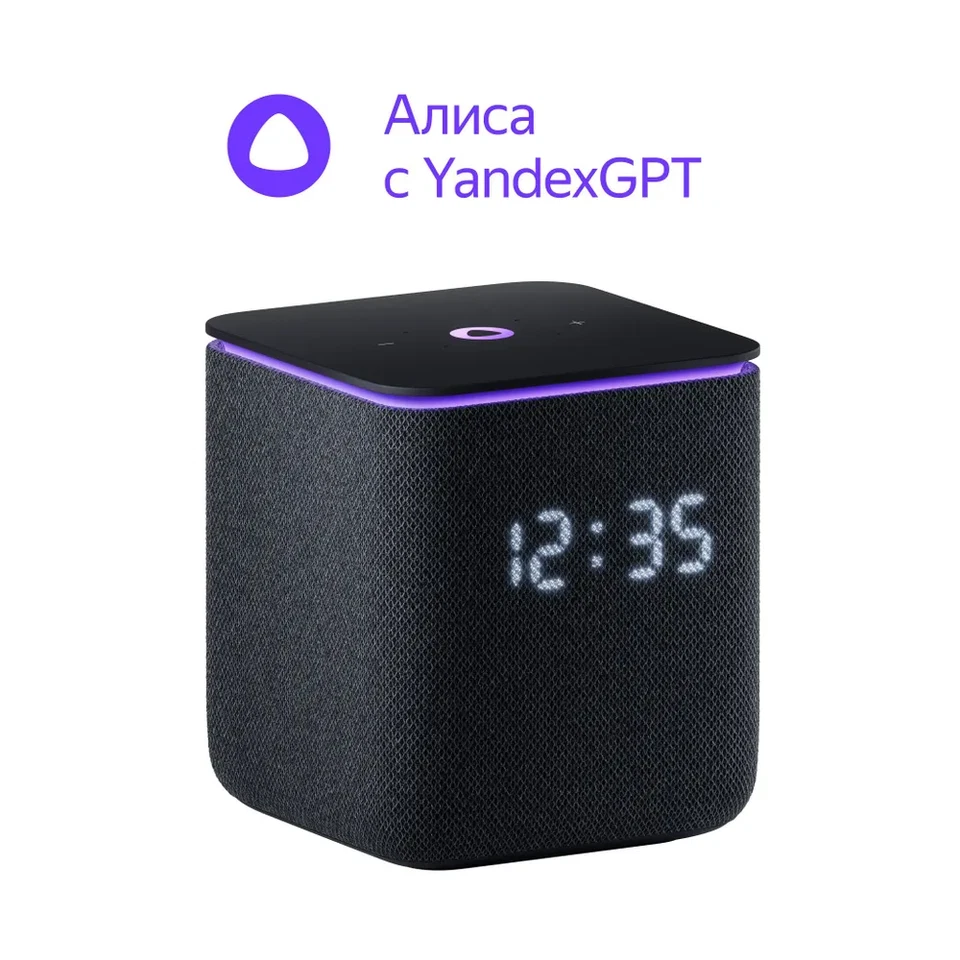 Smart Speaker Yandex Station Midi Black - Image 1 of 4