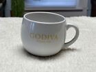Large White Stoneware Godiva Belgium 1926 Gold Lettering Ceramic Coffee Cup Mug