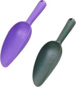 Plastic Garden Shovel Hand Trowel Tool Non-Slip Potting Soil Scoop Flowerpot Tra - Picture 1 of 12