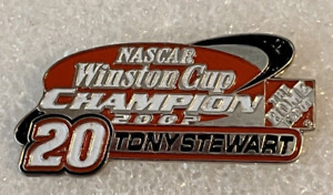 2002 Tony Stewart NASCAR Winston Cup Champion Lapel Pin