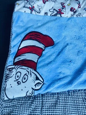 Dr. Seuss Cat in the Hat Baby Blanket 33” by 43” - Image 1 of 4