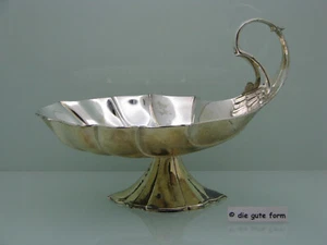 WMF Jugendstil 1910 - - - große - Obstschale - Muschelform - versilbert - - - - Bild 1 von 18