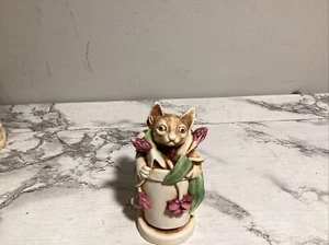 HARMONY KINGDOM "Algenon" Trinket Box Treasure Jest Cat Collectible Figurine  - Picture 1 of 3