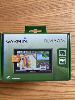 Garmin Nuvi 57LM 5 inch GPS Navigator With Lifetime  Maps  Updated Inc 32gb Card - Image 1 of 2