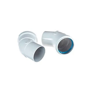 Desplazamiento de pluma Baxi Multifit curvas de 45 grados 70 mm 5121374 (1 par) - Imagen 1 de 1