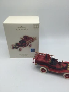 Hallmark Keepsake 1908 Ford Model T Fire Brigade Ornament Magic Series 2008 - Picture 1 of 2