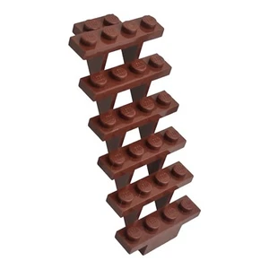 LEGO Straight Open Staircase Brown 30134 Steps 7x4x9 - Picture 1 of 6