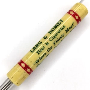 Destornillador de taberna de cerveza y cigarrillos Templeton, IA Lang & Romey de la década de 1950 Iowa G40 - Imagen 1 de 4