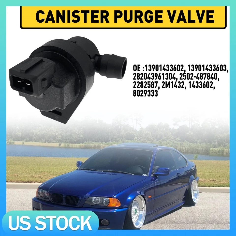 Electroválvula de purga de bote de vapor para 1999-2003 E39 BMW 525i 528i 530i EVAP Foto 1 de 4
