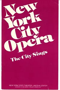 Programma Opera New York City Autografato - Il Turco in Italia - Foto 1 di 2