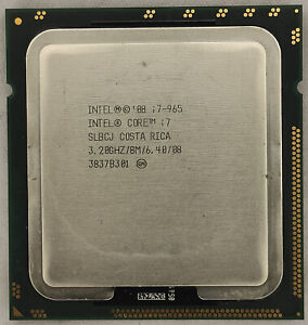 Intel Core i7-965 Extreme SLBCJ 3.20GHz 8M Cache 6.40 GT/s FCLGA1366