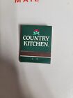 Vintage Country Kitchen Match Book Green