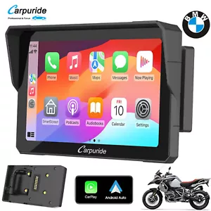 Carpuride W702B Moto Inalámbrico Carplay Android Automático Con Montaje Navegación BMW - Imagen 1 de 9