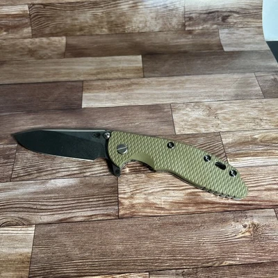 Hinderer XM-18 3.5" Skinny Hollow Slicer - MagnaCut green - Image 1 of 4