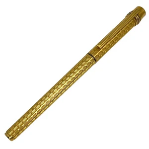 Penna stilografica Cartier Trinity doppio uso K18 metallo oro donna usata m - Foto 1 di 4