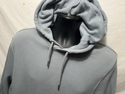 H&M HM Para hombres Talla XL Azul Sudadera con Capucha Manga Larga Pullover Sudadera Mezcla de Algodón B5 Foto 1 de 4