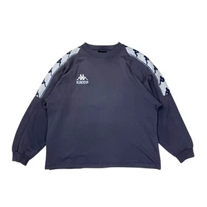 Felpa Kappa vintage anni 90 uomo taglia media pullover maglione manica retrò logo - Foto 1 di 8