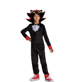 Sega Kids' Sonic the Hedgehog Movie 3 Shadow Halloween Costume Sz L Large 10-12