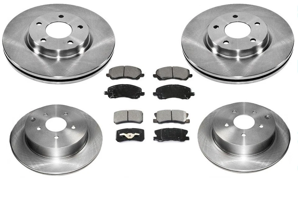 Se adapta a Jeep Compass 07-16 con rotores traseros de 302 mm rotor de freno de disco delantero y trasero Foto 1 de 4