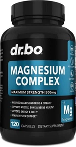 Complejo Magnesio Cápsulas Suplemento 500mg - Apoya la Energía, Relajación, Piernas... - Imagen 1 de 7