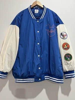 Vintage Walt Disney Varsity Bomber Jacket  Adult Size XL - Image 1 of 4