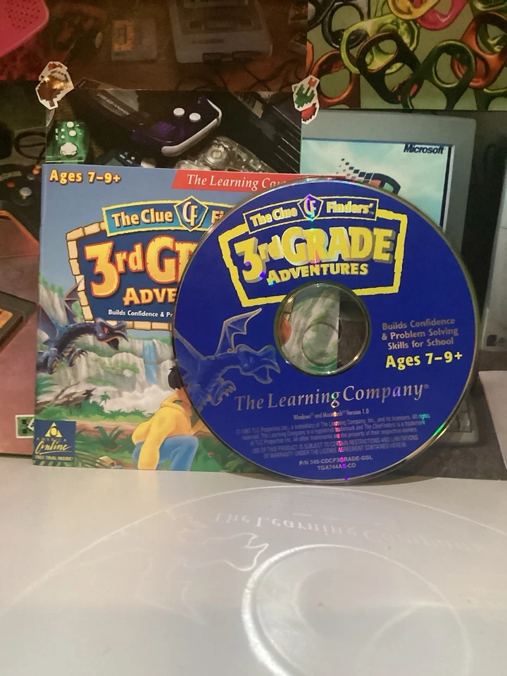 CD The Clue Finders 3rd Grade Adventures The Learning Company Foto 1 de 1