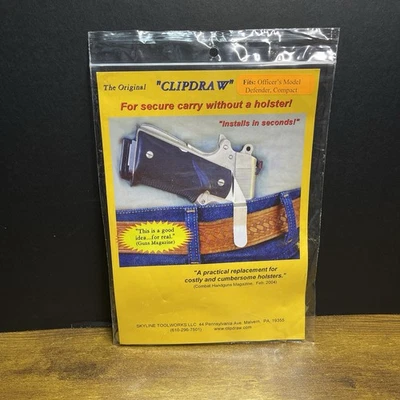 Clipdraw 1911 Pistols 5",4" & 3" Models Right Side Fits Officer Defender Compact - Image 1 of 3