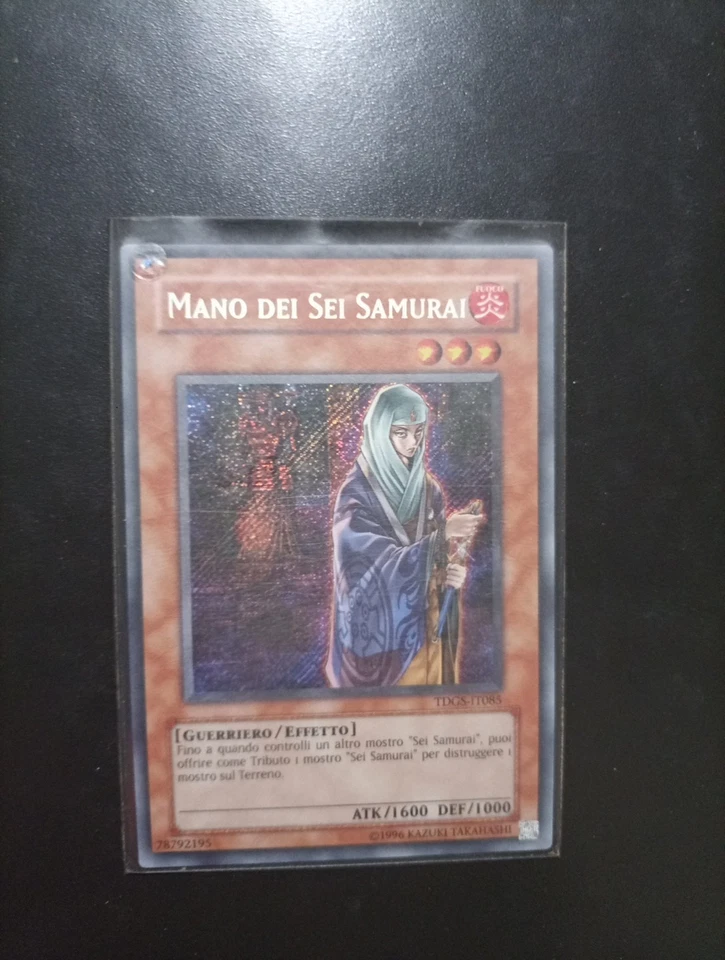 Mano dei Sei Samurai near mint - TDGS-IT085 Yu-Gi-Oh Rara Segreta - Immagine 1 di 1