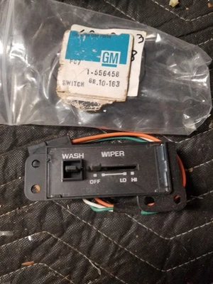 NOS 1977 1978 OLDS Delta 98 Custom Cruiser WINDSHIELD WIPER SWITCH 556458 - Image 1 of 2