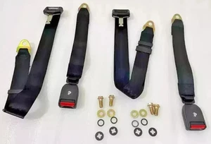 Suzuki Samurai SJ413 SJ410 Sierra Jimny Drover Gypsy 2 POINT LAP SEAT BELT/ PAIR - Bild 1 von 7