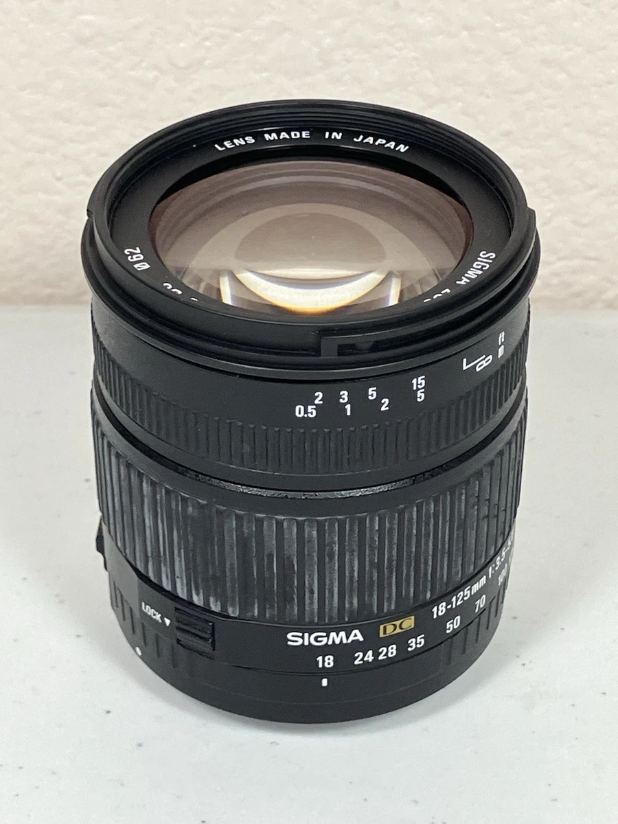 Sigma 18-125mm Focal Camera Lenses for sale - eBay