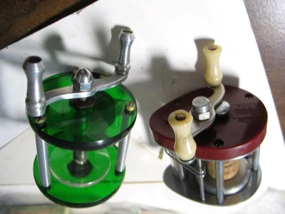 two old fishing reels - Image 1 of 4
