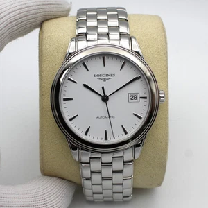 Reloj Longines Flagship 38,5 mm acero esfera blanca automático para hombre L4.974.4.12.6 - Imagen 1 de 8