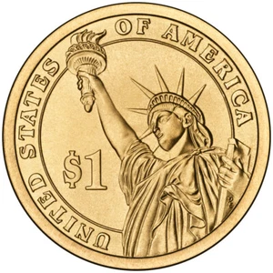 2010 alle 8 Presidential Golden Dollars P&D Mark unzirkuliert jeweils in Hartschale - Bild 1 von 6
