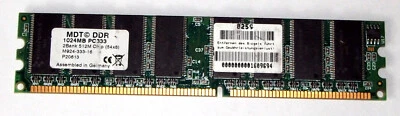 1 GB DDR-RAM 184-pin PC-2700U non-ECC  'MDT M924-333-16' - Image 1 of 2