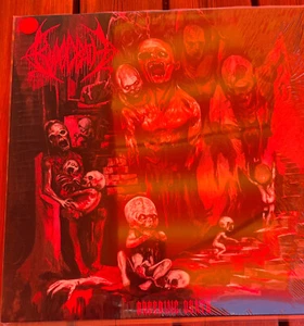 BLOODBATH Breeding Death Red Vinyl EP 12" 45 RPM Reissue 2014 Ltd Ed New - Picture 1 of 8