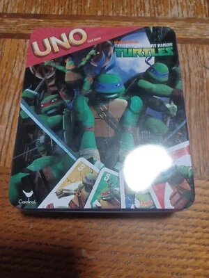 Nickelodeon "Teenage Mutant Ninja Turtles" Uno Card Game  Collector's Tin.  CA - Image 1 of 2