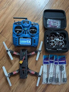 Frsky Taranis X9 Lite 2.4 GHz Transmitter, Emax Tinyhawk II & ZMR 250 Drone ARF - Picture 1 of 17