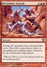 RELENTLESS ASSAULT X4 4 4X 9th Edition MTG Magic the Gathering Cards DJMagic