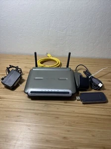 Belkin Wireless G+MIMO router (f5d9230-4) With USB NETWORK ADAPTER - Picture 1 of 8