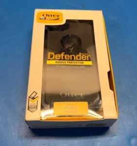 Otterbox Black Defender Series Rugged Case for the iPhone 7 / 8 - Picture 1 of 8